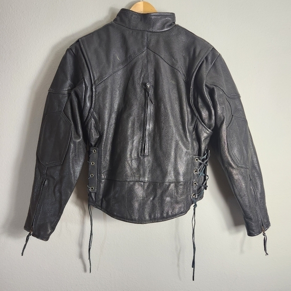 Unik Premium Womens Heavy Duty Motorcycle Jacket w/Snap out Liner-Size L - Picture 10 of 14